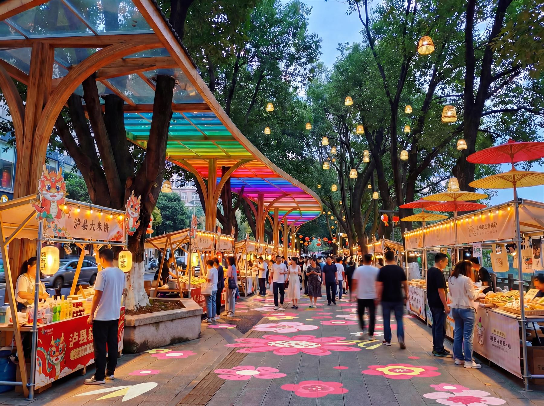 Old street after renovation
